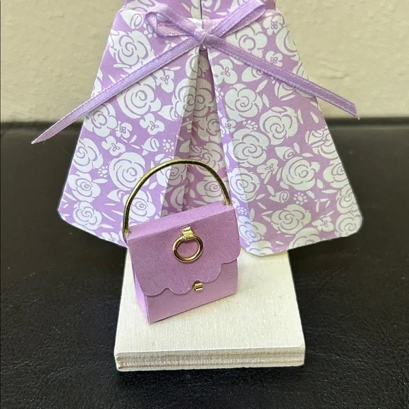 Handmade paper dress.  Made by my mom! - Picture 3 of 3